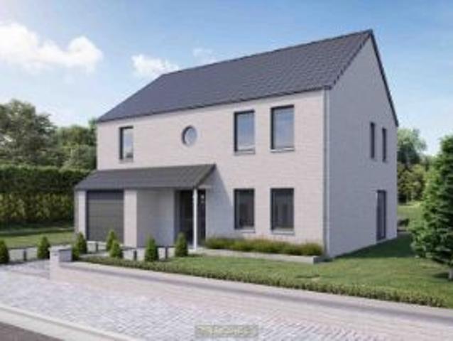 Te koop, nieuw te bouwen villa in het landelijke Nederhas.