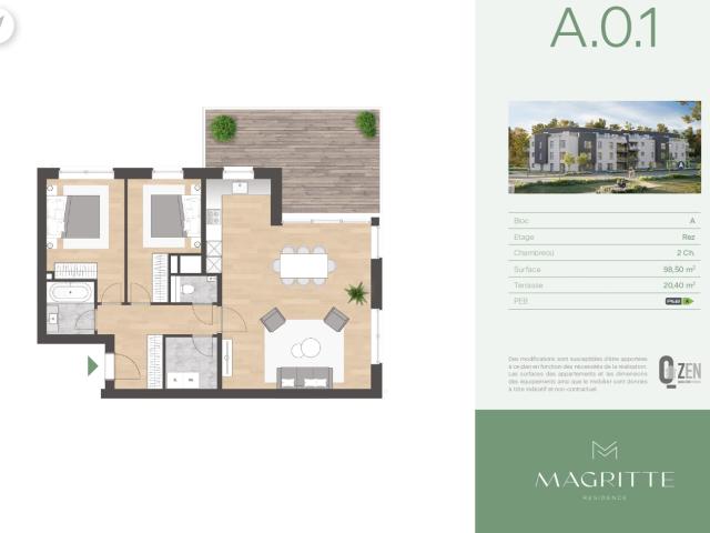 te koop Appartement Angleur