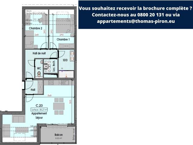 te koop Appartement Habay la Neuve