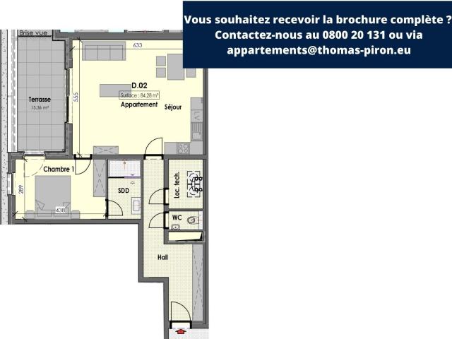 te koop Appartement Habay la Neuve