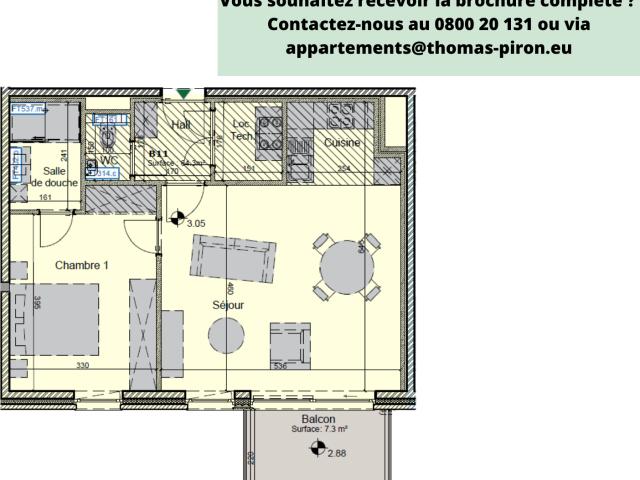 te koop Appartement Hannuit