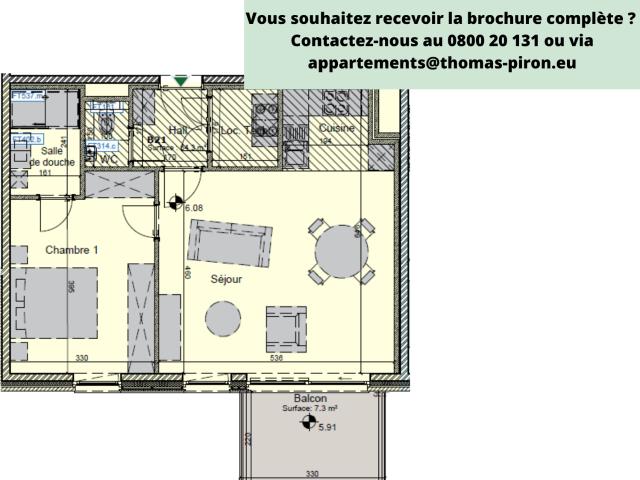 te koop Appartement Hannuit