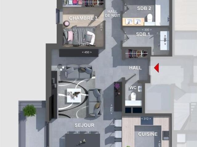 te koop Appartement Luik