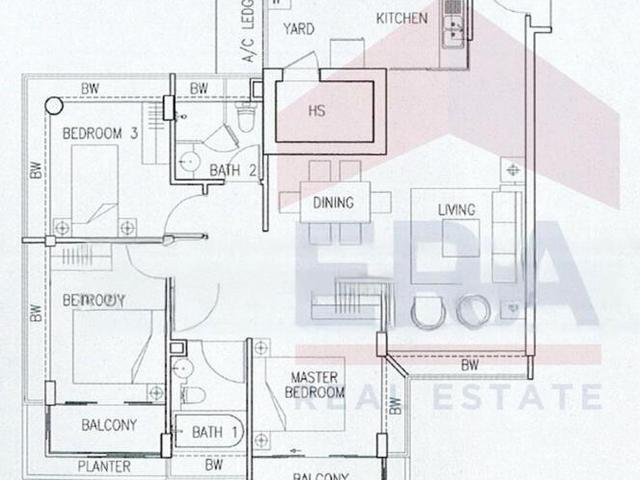 Tembeling Court D15, Apartment