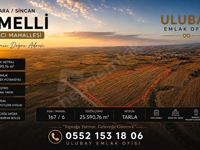 Temelli Bacı Mahallesi 8.530 m Hisseli Tapulu Tarla