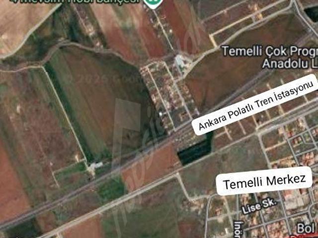 TEMELLİ GAZİDE 618M2 MANZARALI KONUMDA TEK TAPU İMARLI ARSA