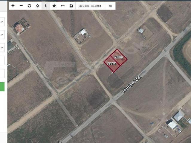 TEMELLİ İSTİKLAL İKİ AYRI TAPULU 3.KAT İMARLI 800 M2 SATILIK ARSA