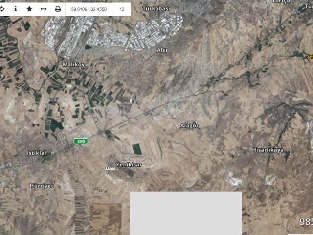 TEMELLİ YENİHİSAR'DA İMARLI TEK TAPU 390 M2 ARSA