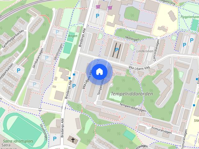 Tempelriddarvägen 4, Bredäng