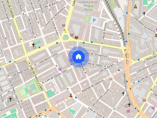 Tempting Single Bedroom close to Lozano Blesa University Hospital