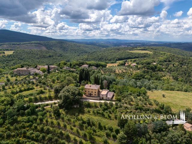 Tenuta vitivinicola panoramica, Monteriggioni Toscana 1560m² Monteriggioni