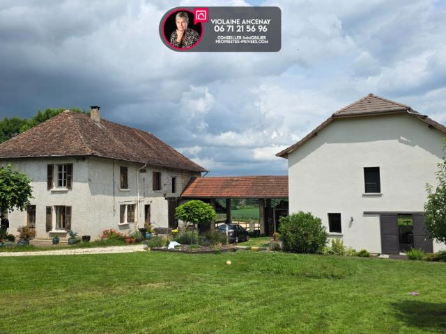 Tènement immobilier 340 m2 en 2 maisons + grange + terrain