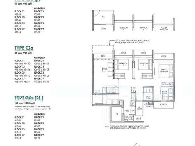 Tenet D18, Condominium
