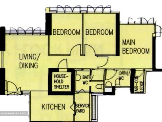 Teban Vista Jurong East, HDB 4 Rooms