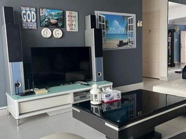 tebrau city residence walk to aeon toppen fully furnished ready now