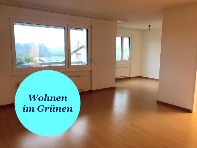 Teilsanierte Wohnung im Grünen mit Gartensitzplatz