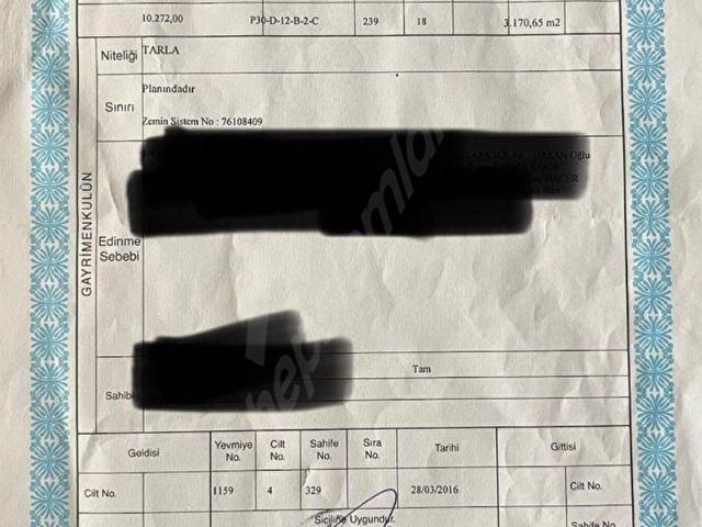 TEKMEN DOĞANCILARDA SERA YAPMAYA, TARIMA UYGUN SATILIK TARLA