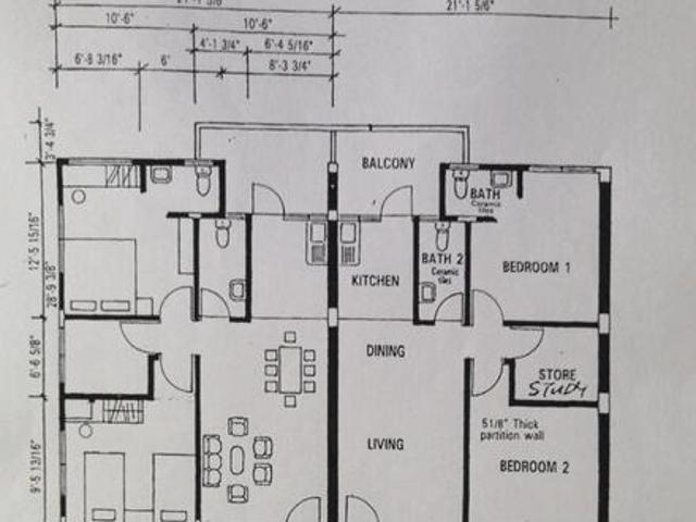 Telipok Square Apartment