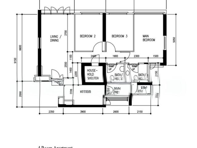 Telok Blangah Towers Bukit Merah, HDB 4 Rooms
