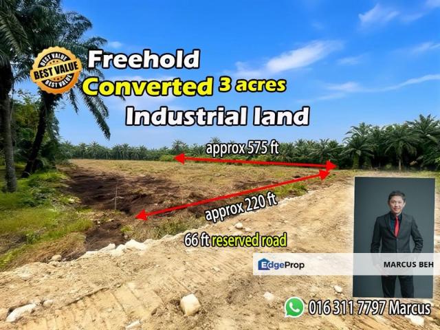 Telok Panglima Garang Industrial Land for Sale [ CONVERTED ] Ready to Build Factory