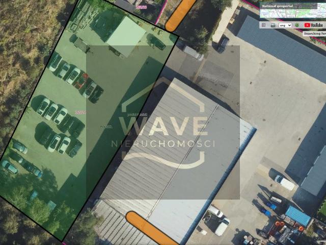 Teren do wynajęcia przy ul. Kartuskiej – 1500 m², ogrodzony