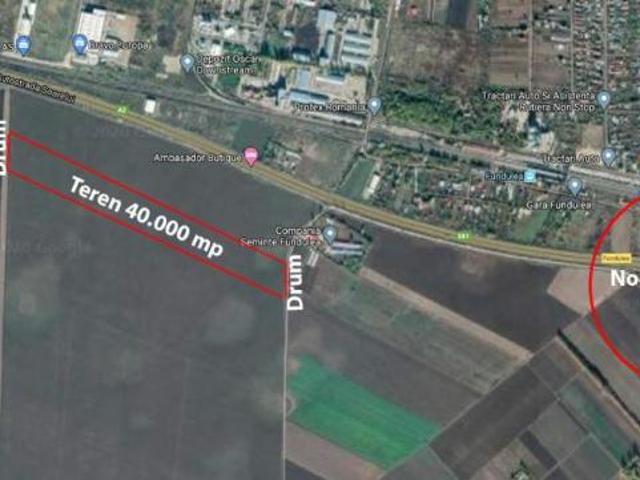 Teren extravilan 40. 000 mp Fundulea