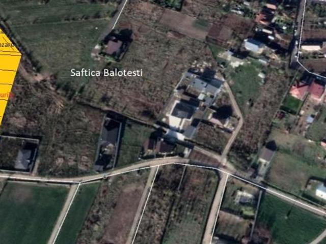 Teren Saftica Balotesti 1250 mp str Lacului