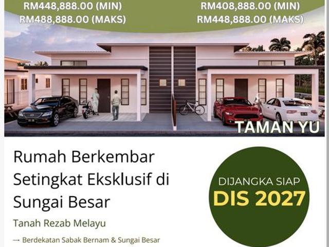 Teres Semi D baru Untuk Dijual Taman Yu
