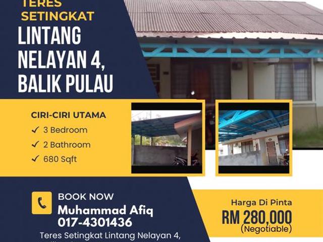 Teres Setingkat Lintang Nelayan 4 Balik Pulau Penang