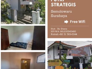 Terima Kost Putri Strategis Di Semolowaru Surabaya