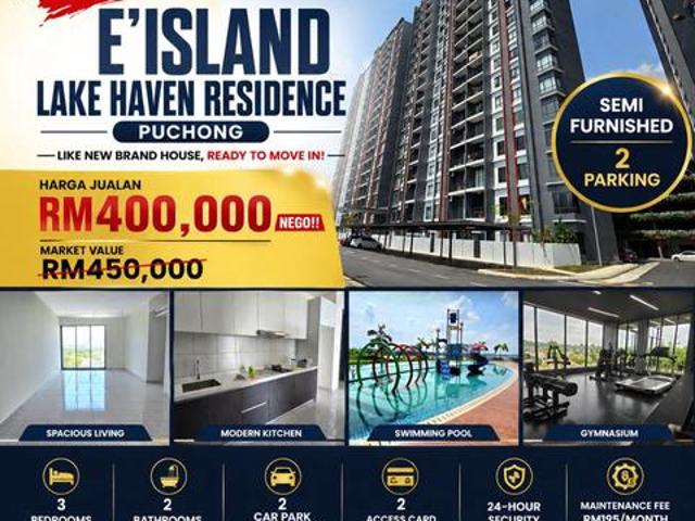 TERMURAH2 ParkingEIsland Lake Haven Putra Perdana Puchong