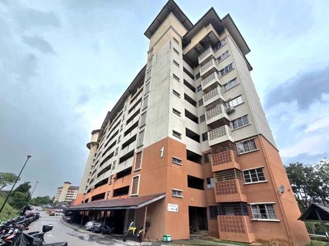 TERMURAH CORNER UNIT PANGSAPURI BAIDURI SEKSYEN 7 SHAH ALAM NEAR UiTM