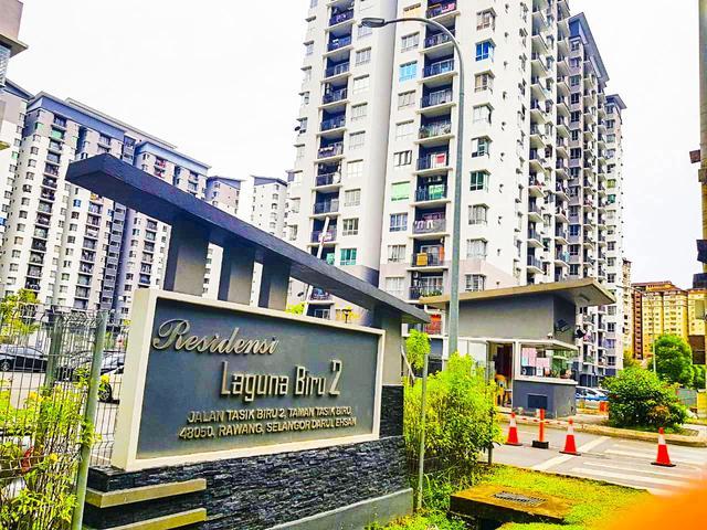 TERMURAH Residensi Laguna Biru 2 Apartment Tasik Biru Kundang Rawang