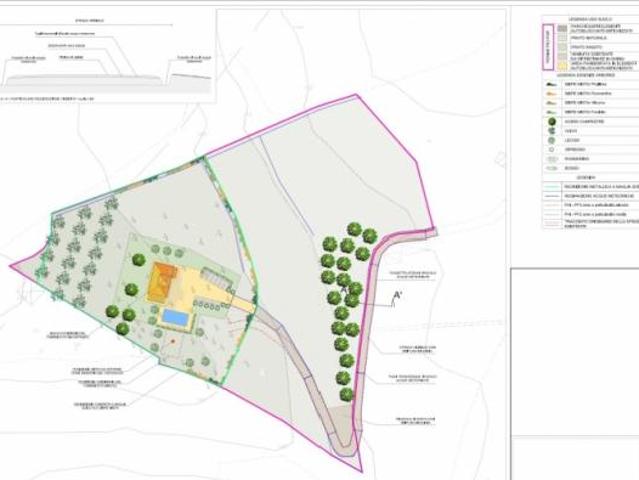 San Giovanni Valdarno vendesi terreno edificabile con 5HA di parco