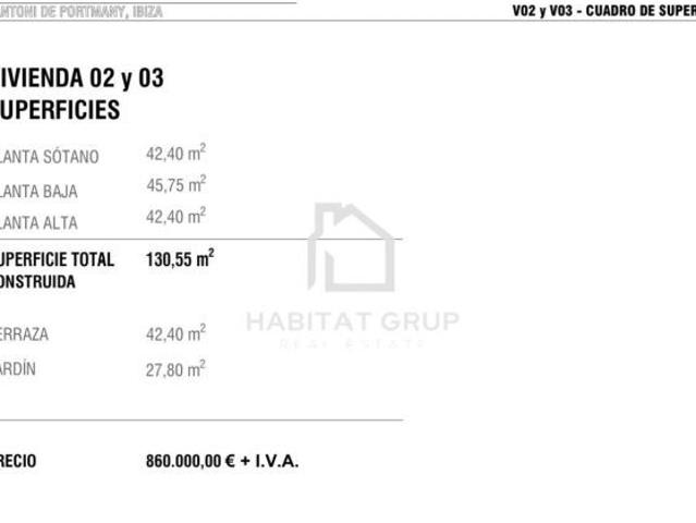 Terraced Houses en Venta en Sant Antoni de Portmany, Islas Baleares
