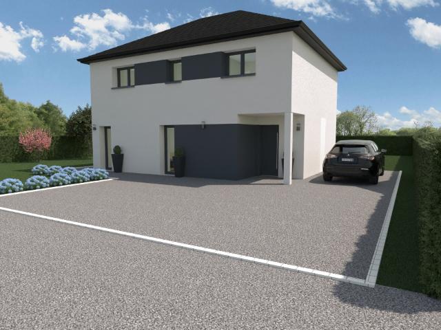 terrain + maison neuve