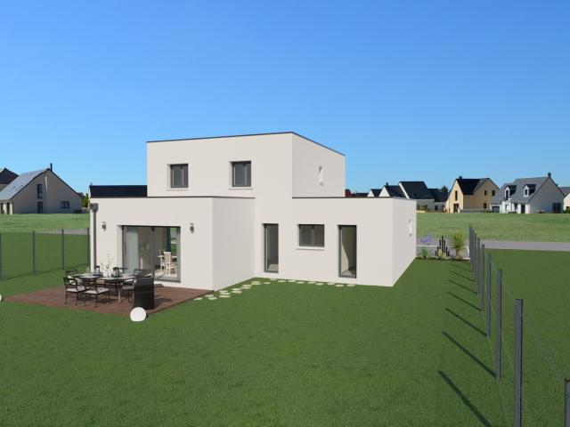 Maison contemporaine à Champfleury