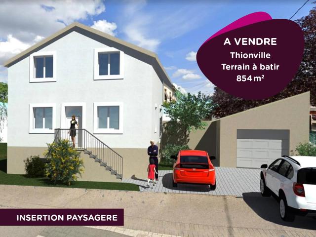 Terrain avec permis de construire valide à Thionville Koekin