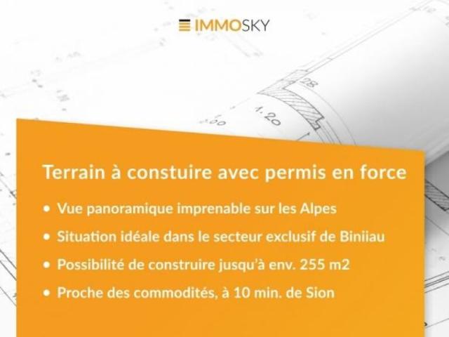 Terrain à construire avec permis en force
