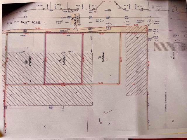 Terrain à construire de 383 m2
