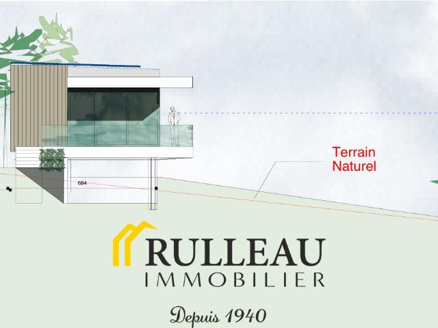 Terrain à bâtir 1170 m2 avec vue dégagée Permis accepté à 5 min de Saint André de Cubzac