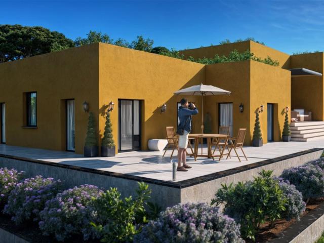 Terrain à bâtir 1700 m2 avec permis accordé Projet villa con. 1700m² Nice