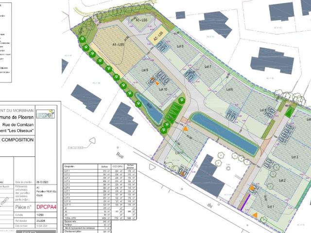 TERRAIN A BATIR 328 m² PLOEREN