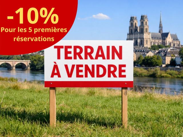 Terrain à bâtir 553 m2 Projet maison Sud Orléans