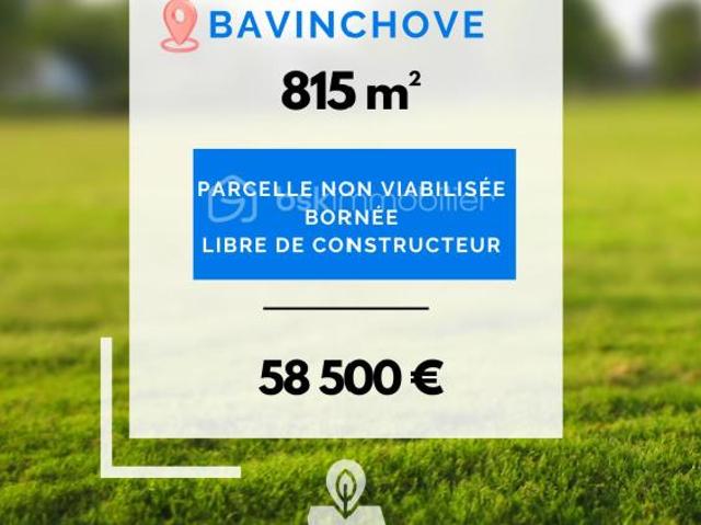 Terrain à bâtir 815 m² BAVINCHOVE