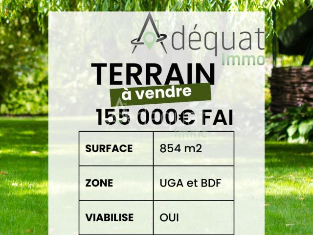 TERRAIN A BATIR 854 m2