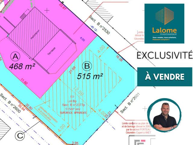 Terrain à bâtir 99.900€, Accès rapide A13