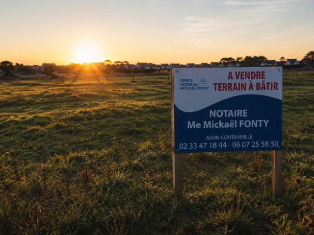 Terrain à bâtir à vendre à Tourville sur Sienne 50200