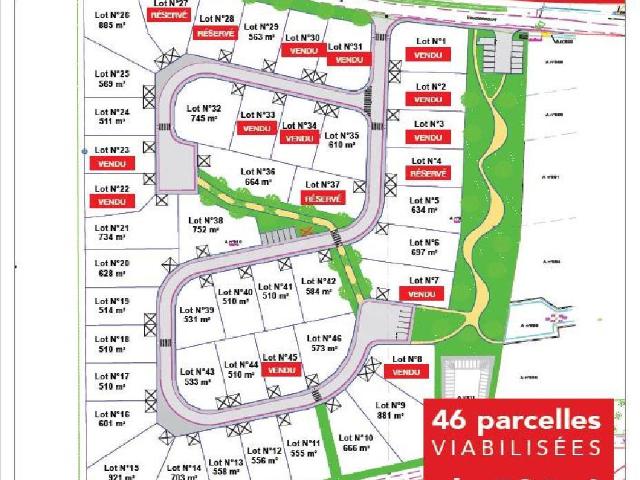 Terrain à bâtir à vendre à Brugny Vaudancourt 51530