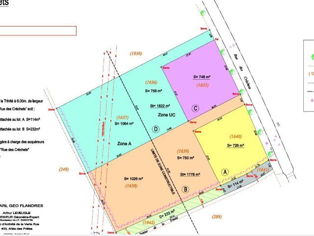 Terrain à bâtir à vendre à Estaires 59940